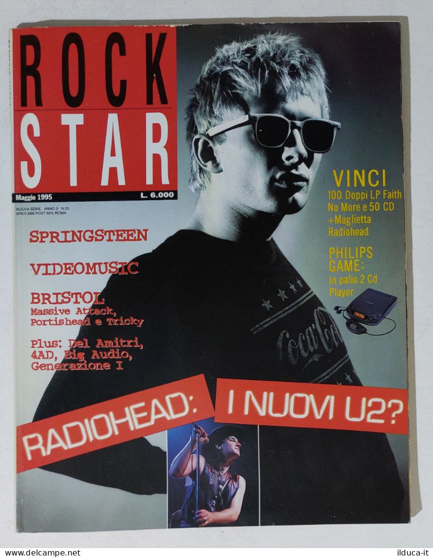 39764 Rockstar 1995 N. 23 - Radiohead / Bruce Springsteen / Massive Attack - Musica