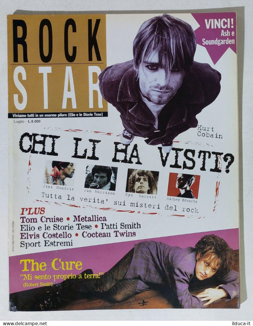 39819 Rockstar 1996 N. 7 - The Cure / Misteri Del Rock / Metallica / Tom Cruise - Musique