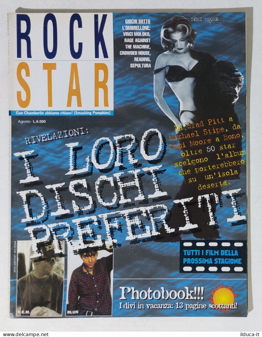 39820 Rockstar 1996 N. 8 - I Dischi Preferiti Dai VIP - Musica