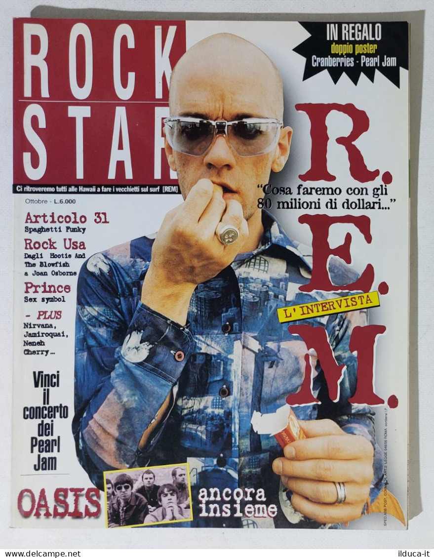 39822 Rockstar 1996 N. 10 - REM / Articolo 31 / Prince / Oasis - Musique