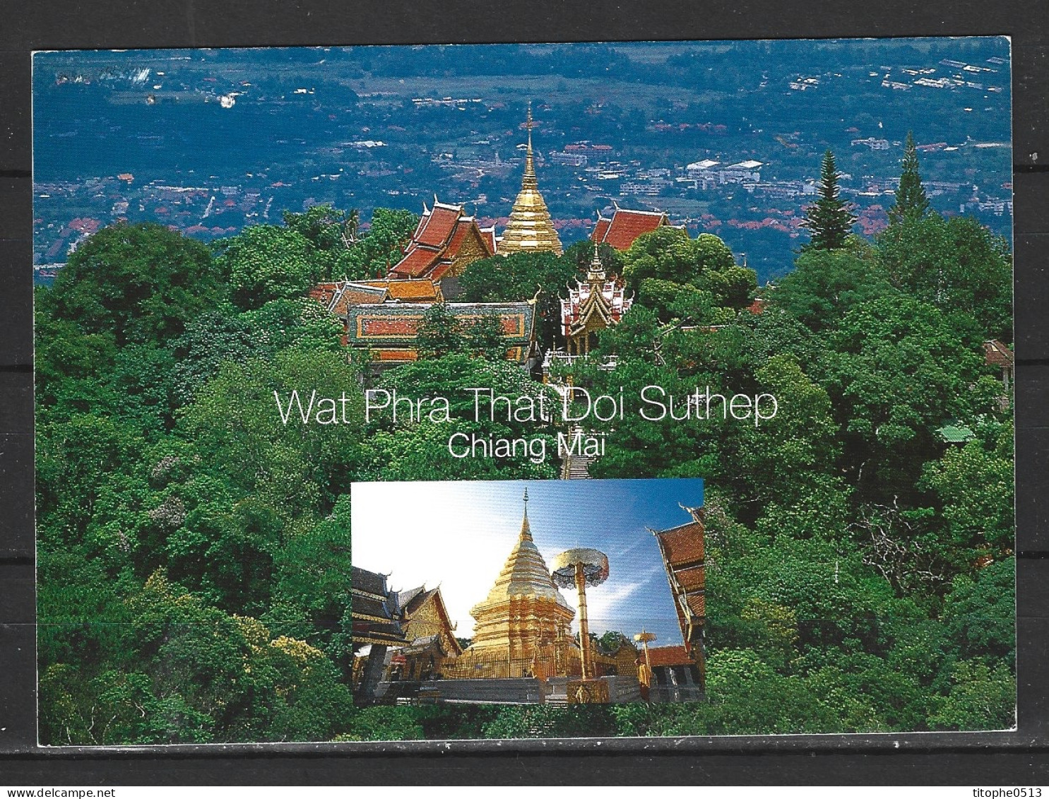 THAÏLANDE. Carte Postale Ayant Circulé. Chiang Mai. - Thaïlande
