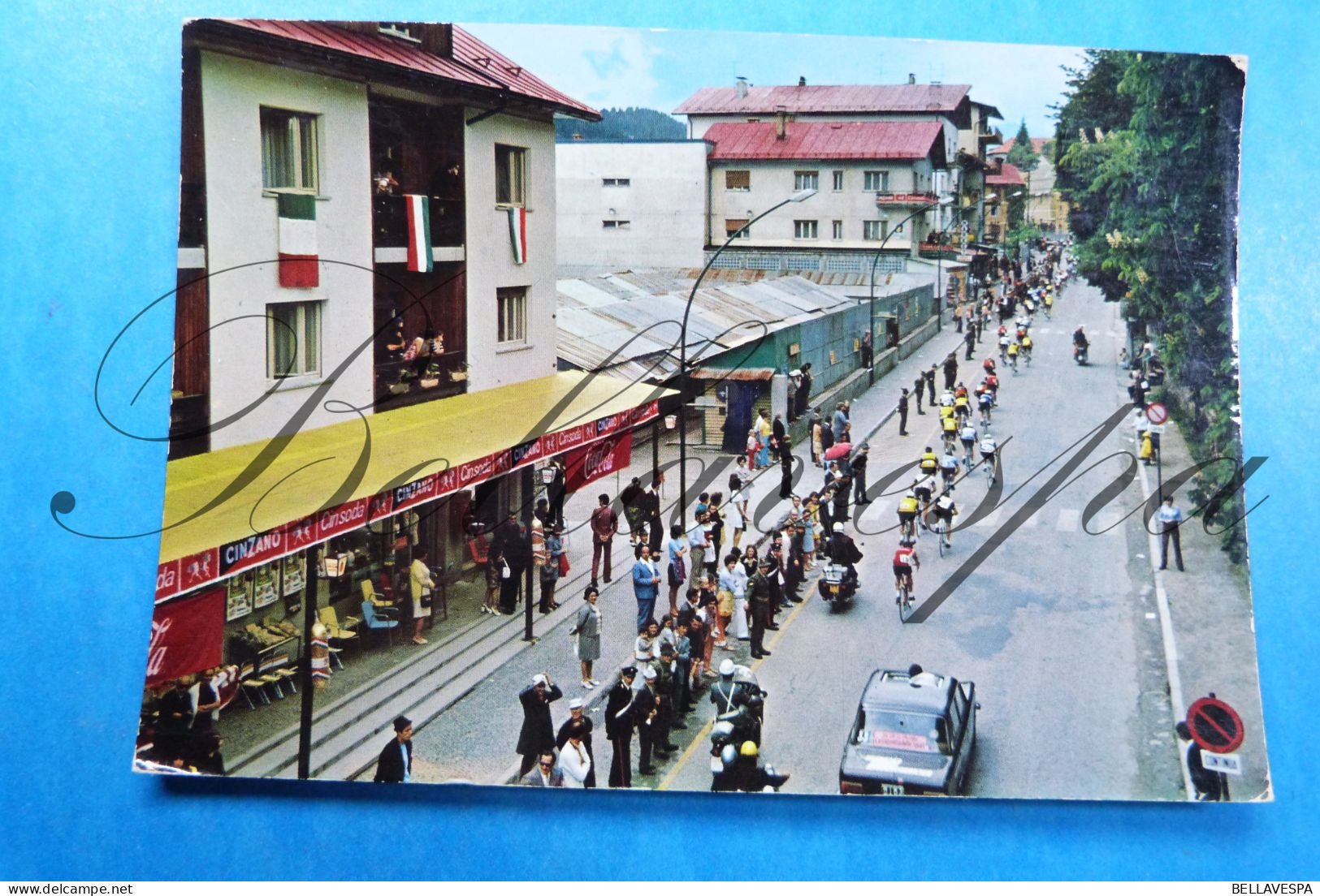 Tarvisio Via Vittorio Veneto Marcato E Passaggio Del GIRO D'Italia 1971 - Cyclisme