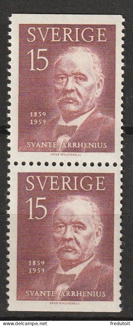 SUEDE - N°444b ** (1959) Physicien - Unused Stamps