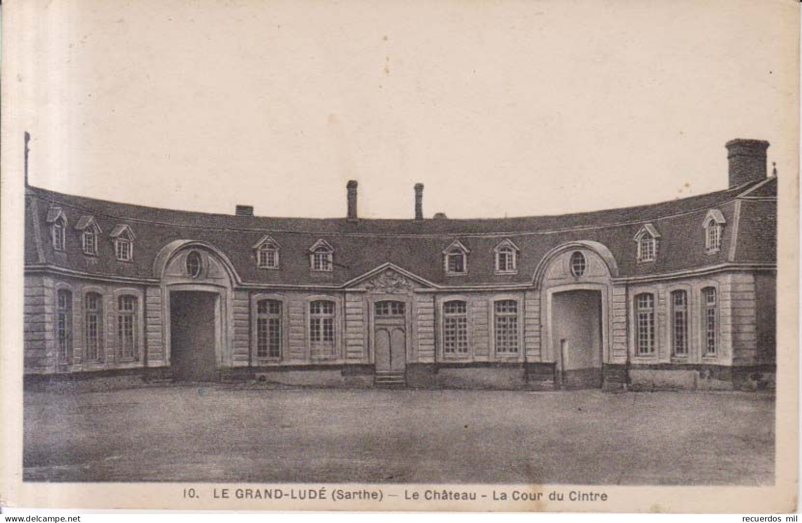 Le Grand Lude Le Chateau La Cour Du Cintre - Le Grand Luce