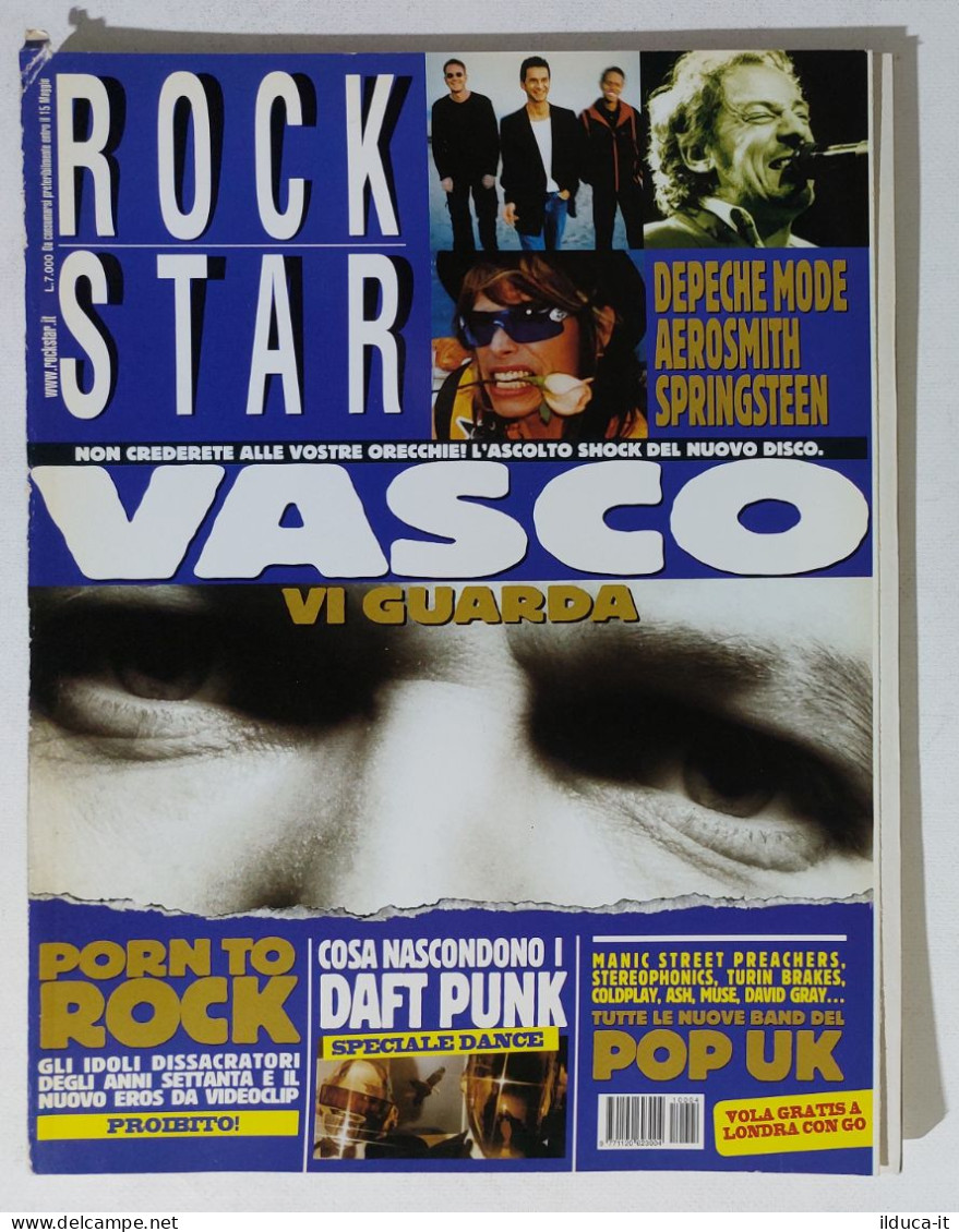 39912 Rockstar 2001 N. 4 - Vasco Rossi / Depeche Mode / Aerosmith - Musique