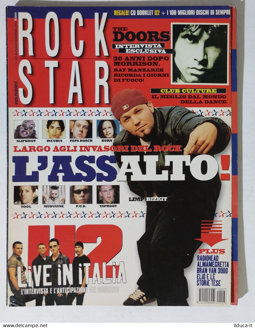 39924 Rockstar 2001 N. 7 - U2 / Limp Bizkit / Club Culture / The Doors - Musique