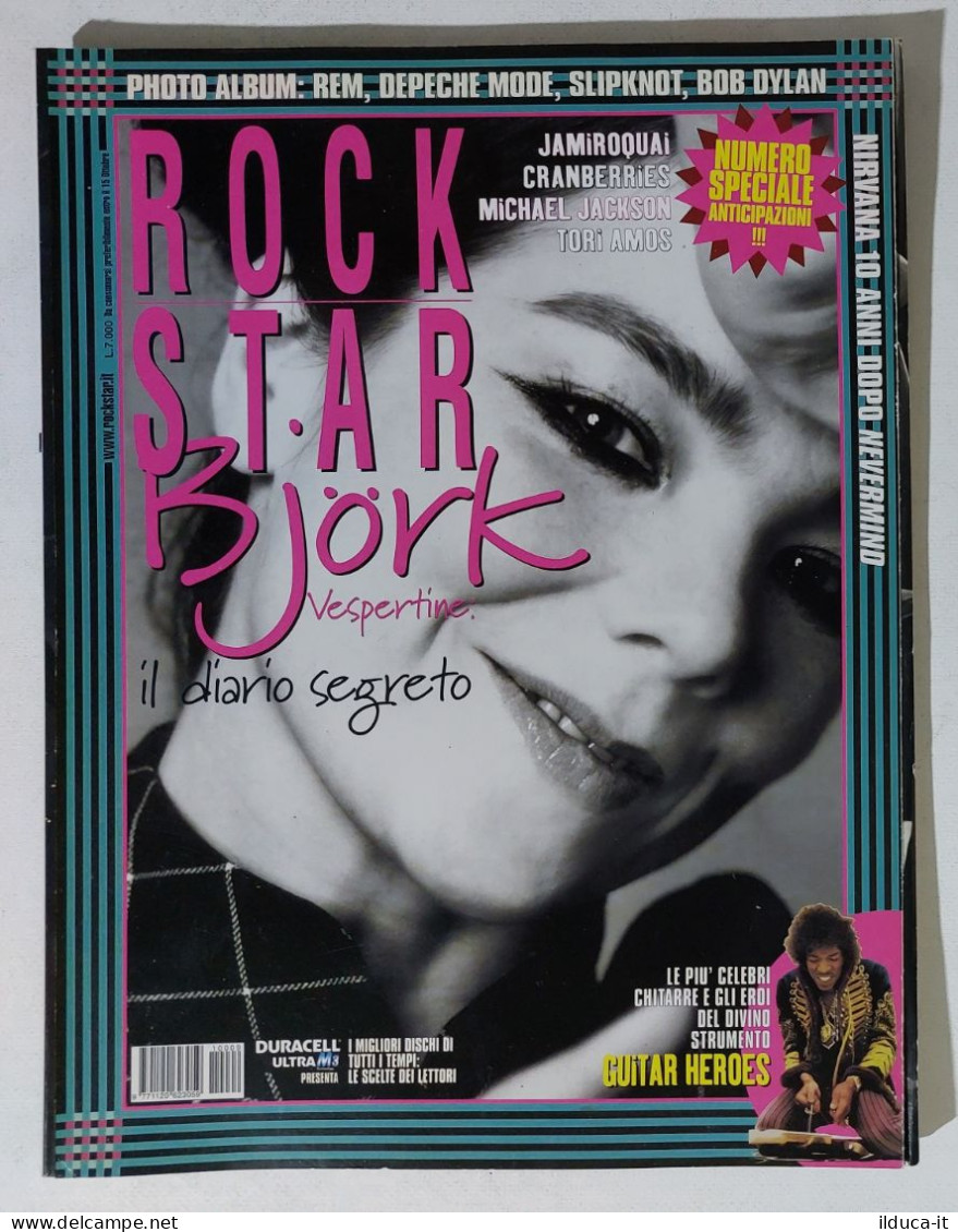 39926 Rockstar 2001 N. 9 - Bjork / Jamiroquai / Guitar Heroes / Tori Amos - Musik
