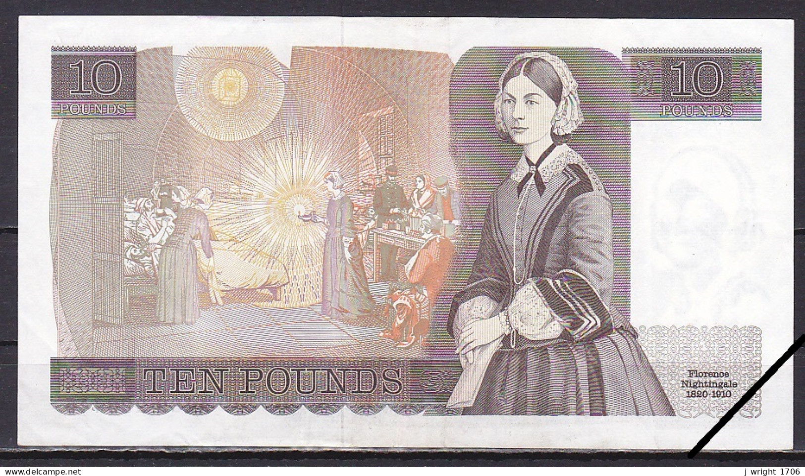 UK/Bank Of England, 10 Pounds, 1980-84/D. H. F. Somerset Litho 'L' Prefix AZ89, Grade VF - 10 Pounds