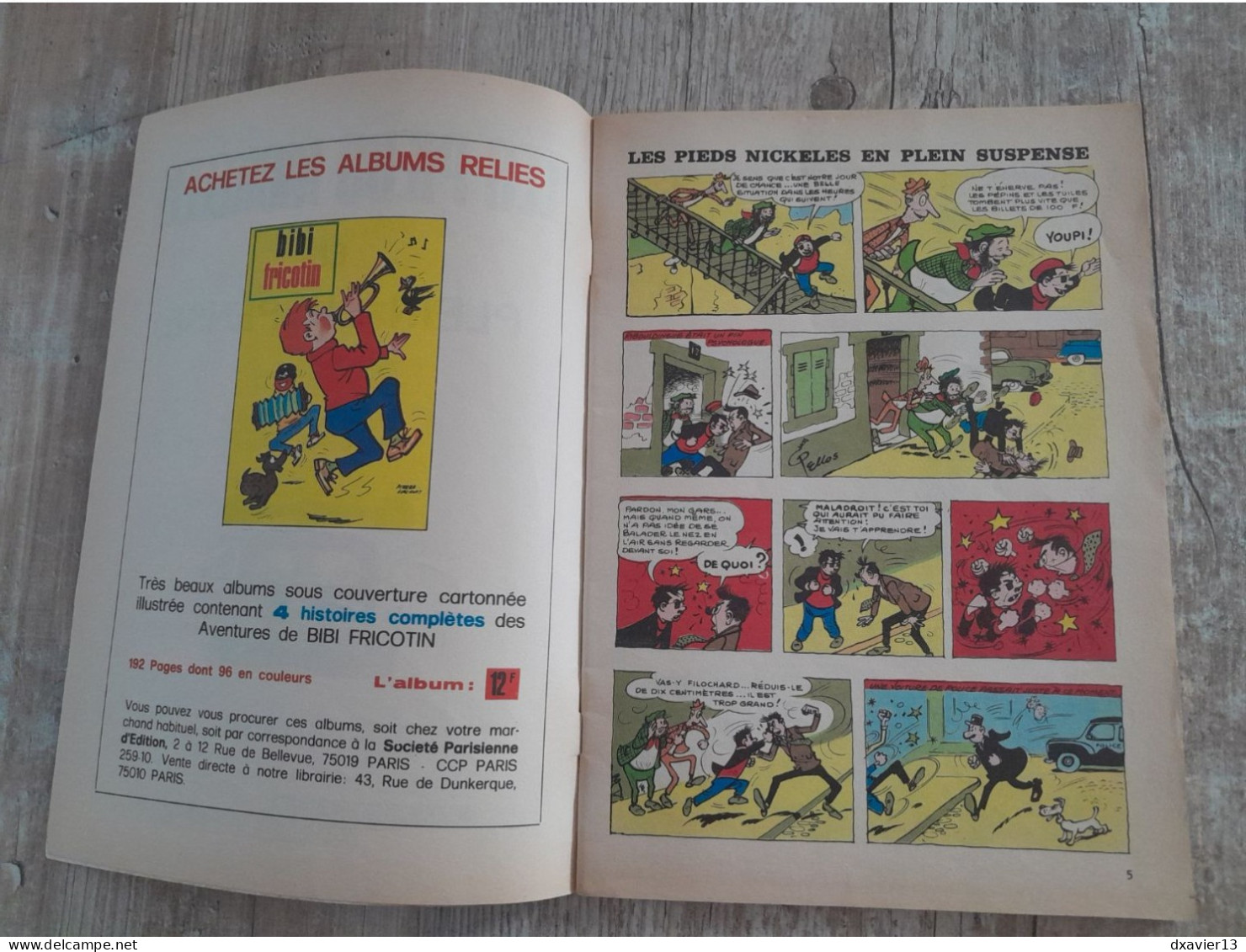 Bande Dessinée - Les Pieds Nickeles (1974 à 1977) - Lot de 14 BD (n°34-38-52-53-55-61-68-70-86-88-89-92-94-97)