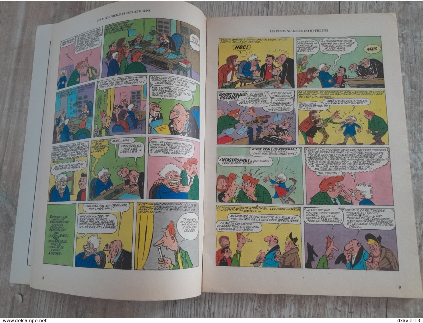 Bande Dessinée - Les Pieds Nickeles (1974 à 1977) - Lot de 14 BD (n°34-38-52-53-55-61-68-70-86-88-89-92-94-97)