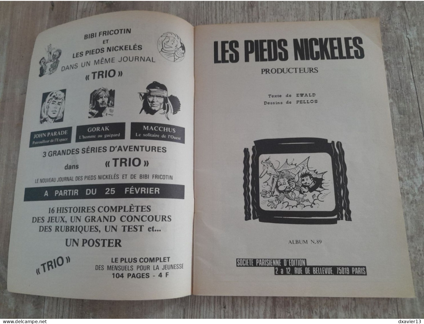 Bande Dessinée - Les Pieds Nickeles (1974 à 1977) - Lot de 14 BD (n°34-38-52-53-55-61-68-70-86-88-89-92-94-97)