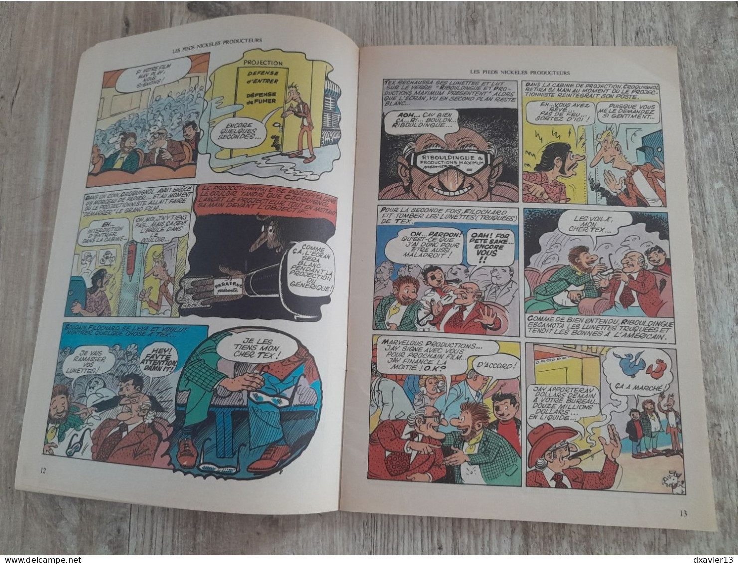 Bande Dessinée - Les Pieds Nickeles (1974 à 1977) - Lot de 14 BD (n°34-38-52-53-55-61-68-70-86-88-89-92-94-97)