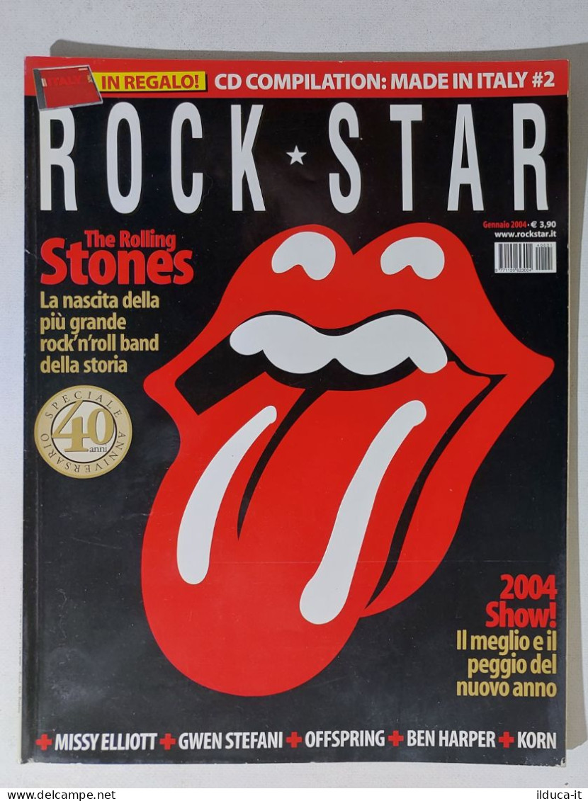 39969 Rockstar 2004 N. 1 - The Rolling Stones / Gwen Stefani / Korn / Offspring - Música