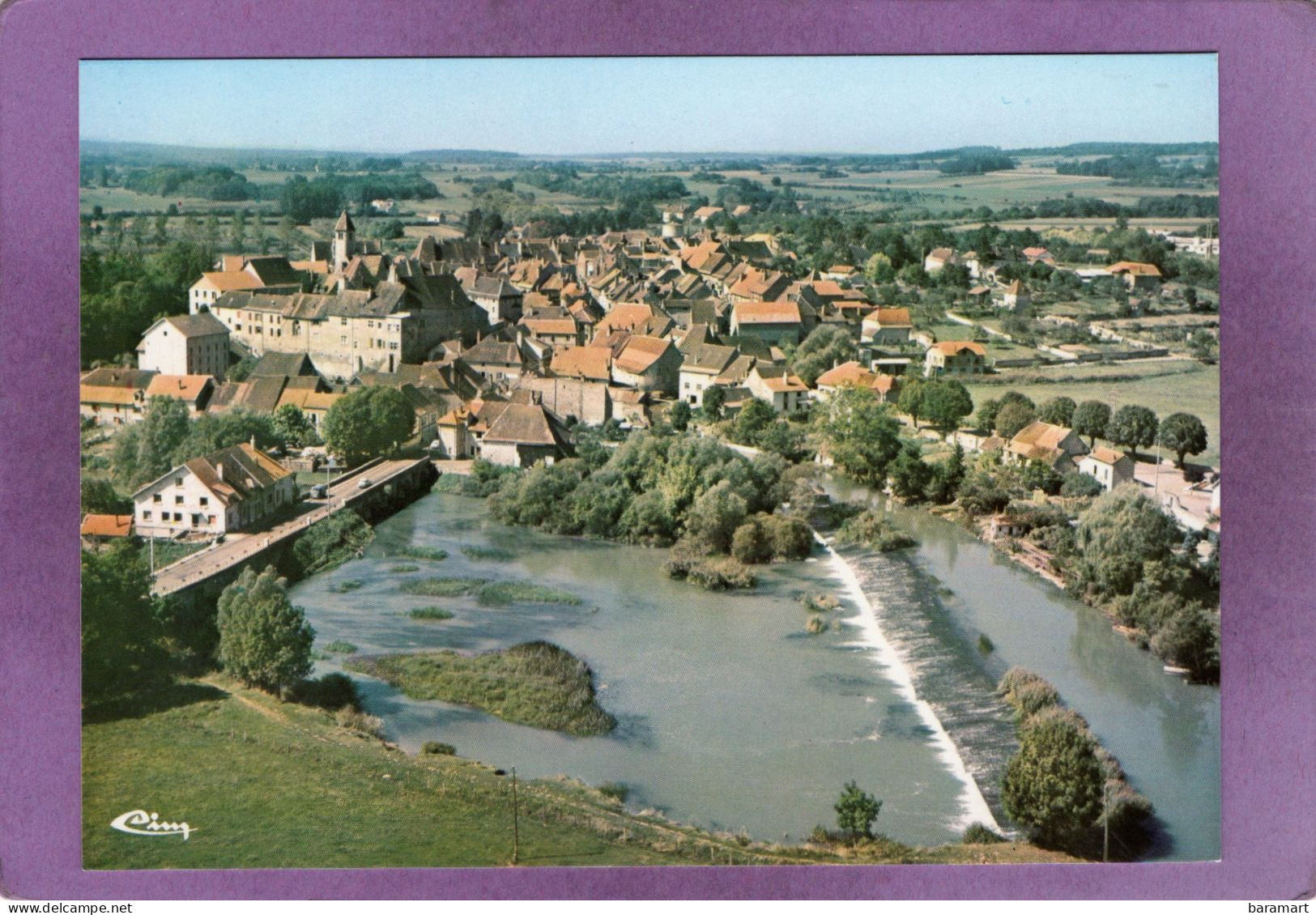 70 MARNAY Vue Aérienne Le Barrage Sur L'Ognon - Marnay