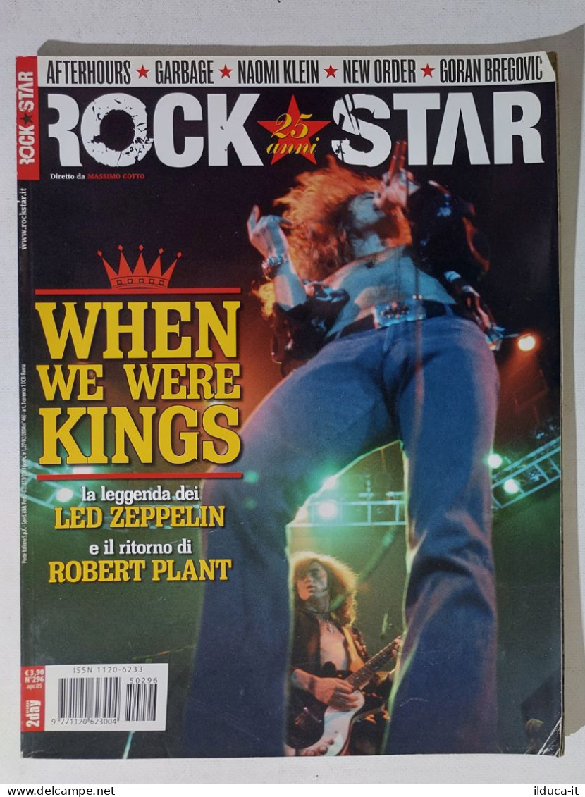 39993 Rockstar 2005 N. 296 - Led Zeppelin / Afterhours / Garbage / New Order - Musique