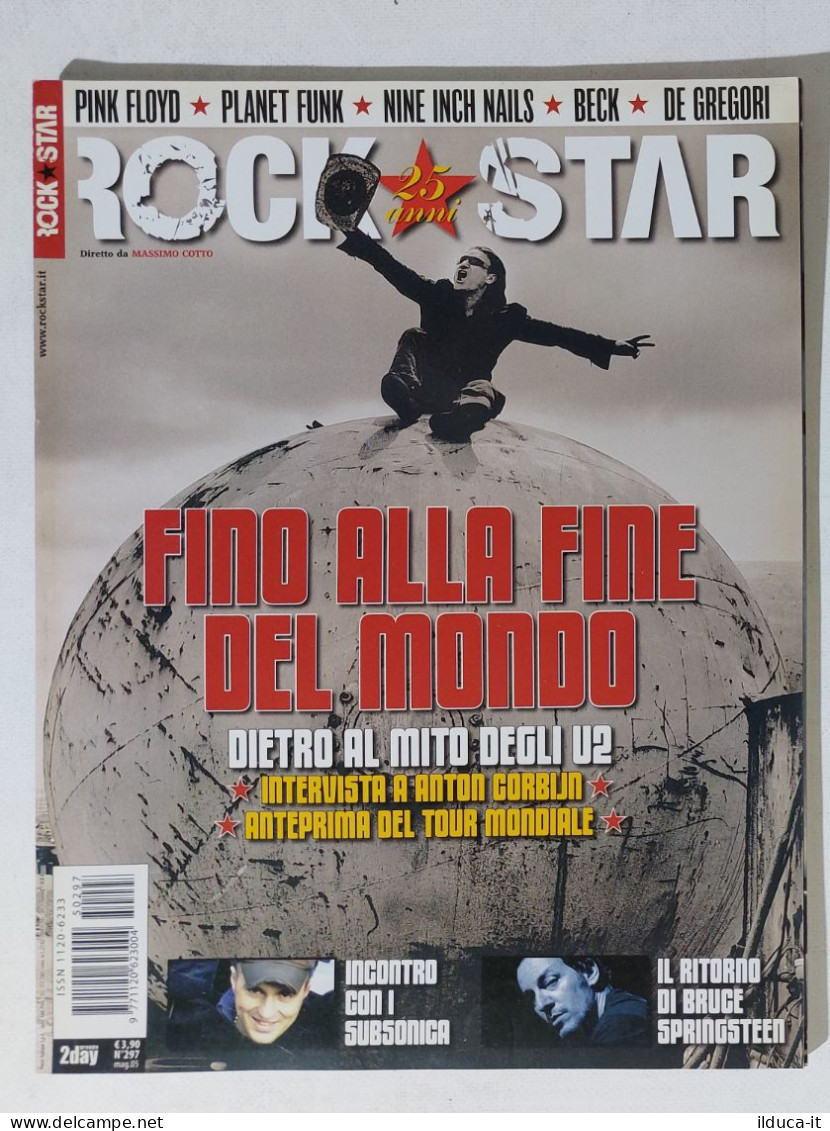 39994 Rockstar 2005 N. 297 - U2 / Subsonica / Pin Floyd / Planet Funk - Música