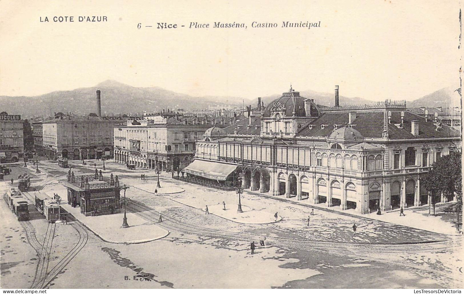 FRANCE - 06 - Nice - Place Masséna, Casino Municipal - Carte Postale Ancienne - Places, Squares