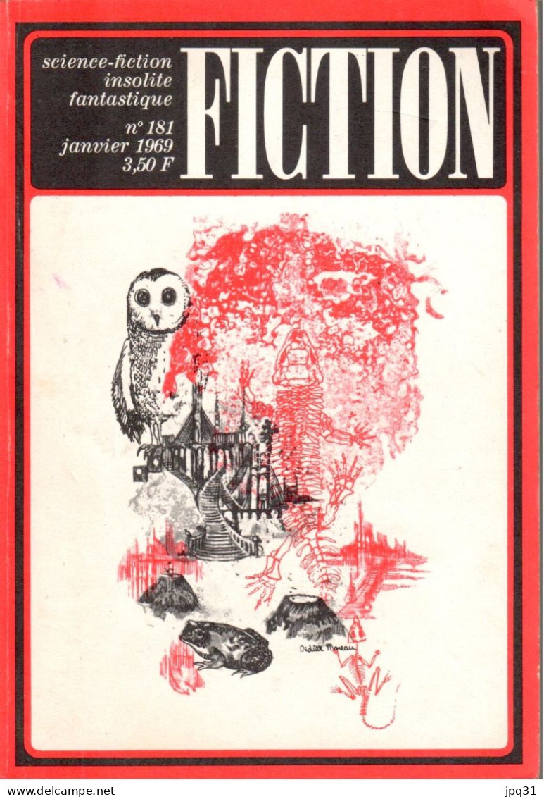 Revue Fiction No 181 - Opta - Janvier 1969 - Opta