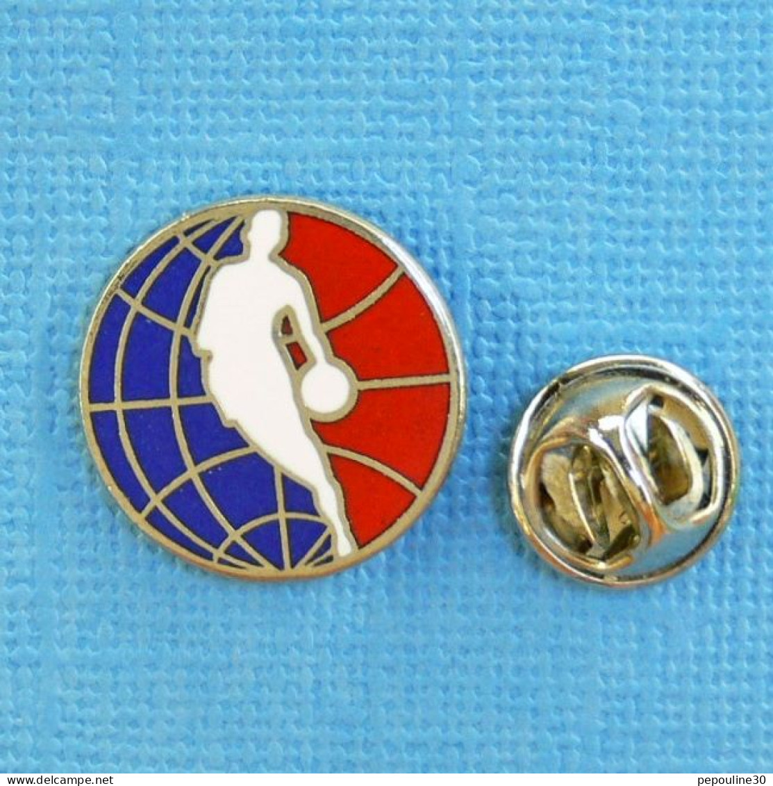 1 PIN'S // ** LOGO / NBA DEPUIS 1969 / NATIONAL BASKETBALL LEAGUE ** . (© 1989 NBAP BY Peter David INC) - Basketball