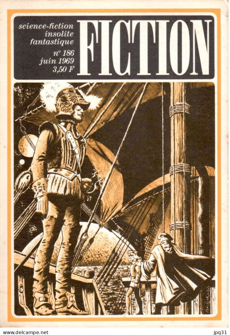 Revue Fiction No 186 - Opta - Juin 1969 - Opta