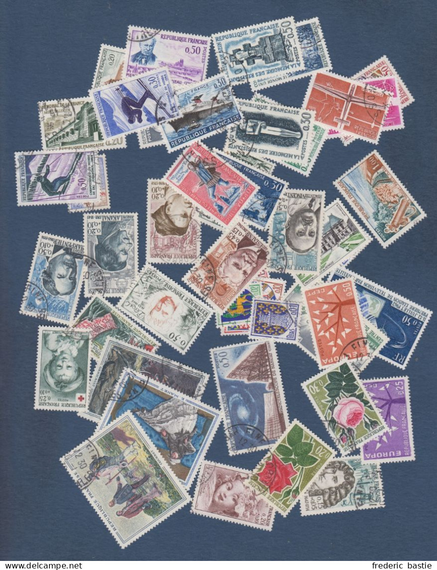 France -  Année Complète 1962 Oblitérés ( 49 Timbres ) - Cote : 42 € - 1960-1969