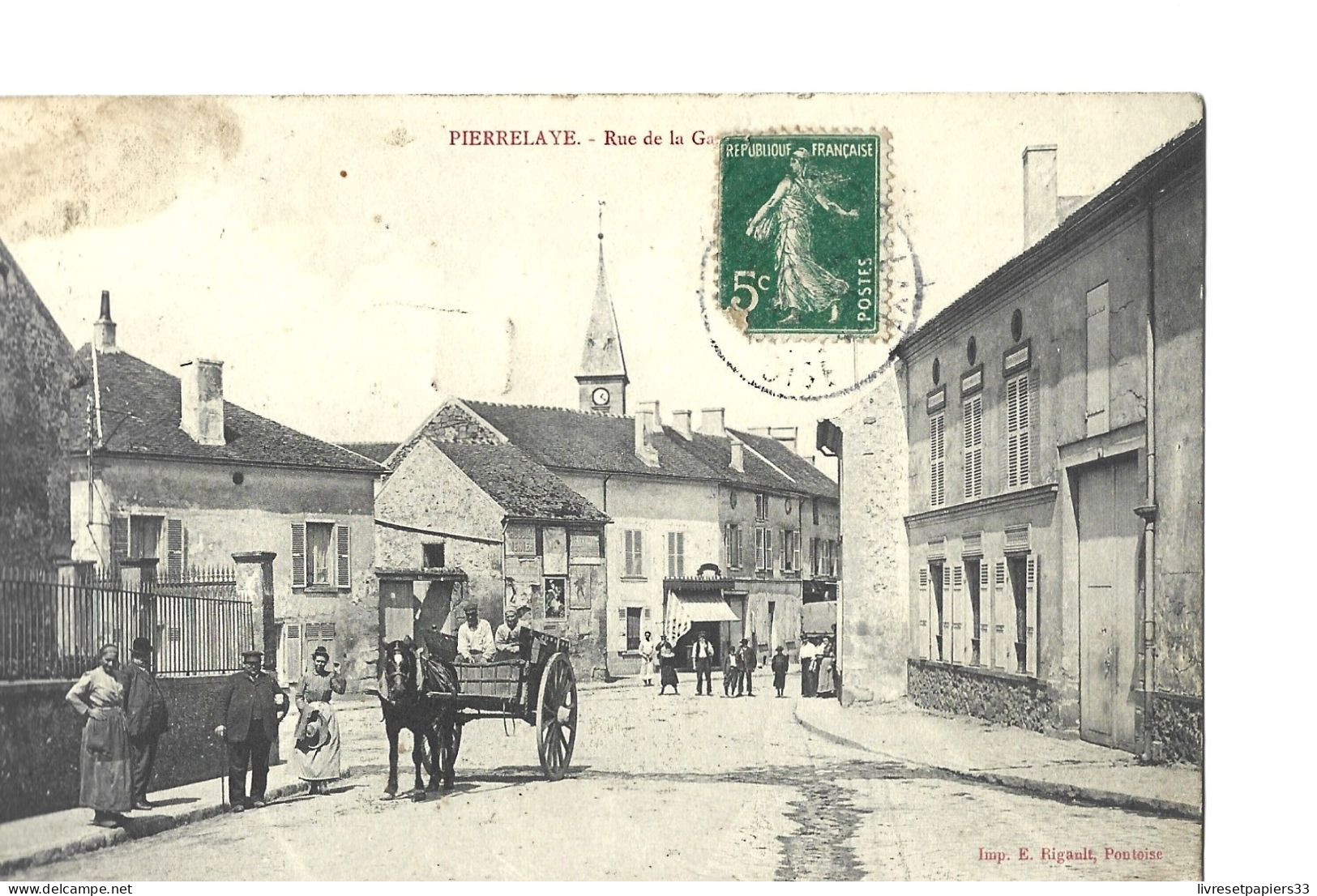 CPA (95) Pierrelaye - Rue De La Gare - Pierrelaye