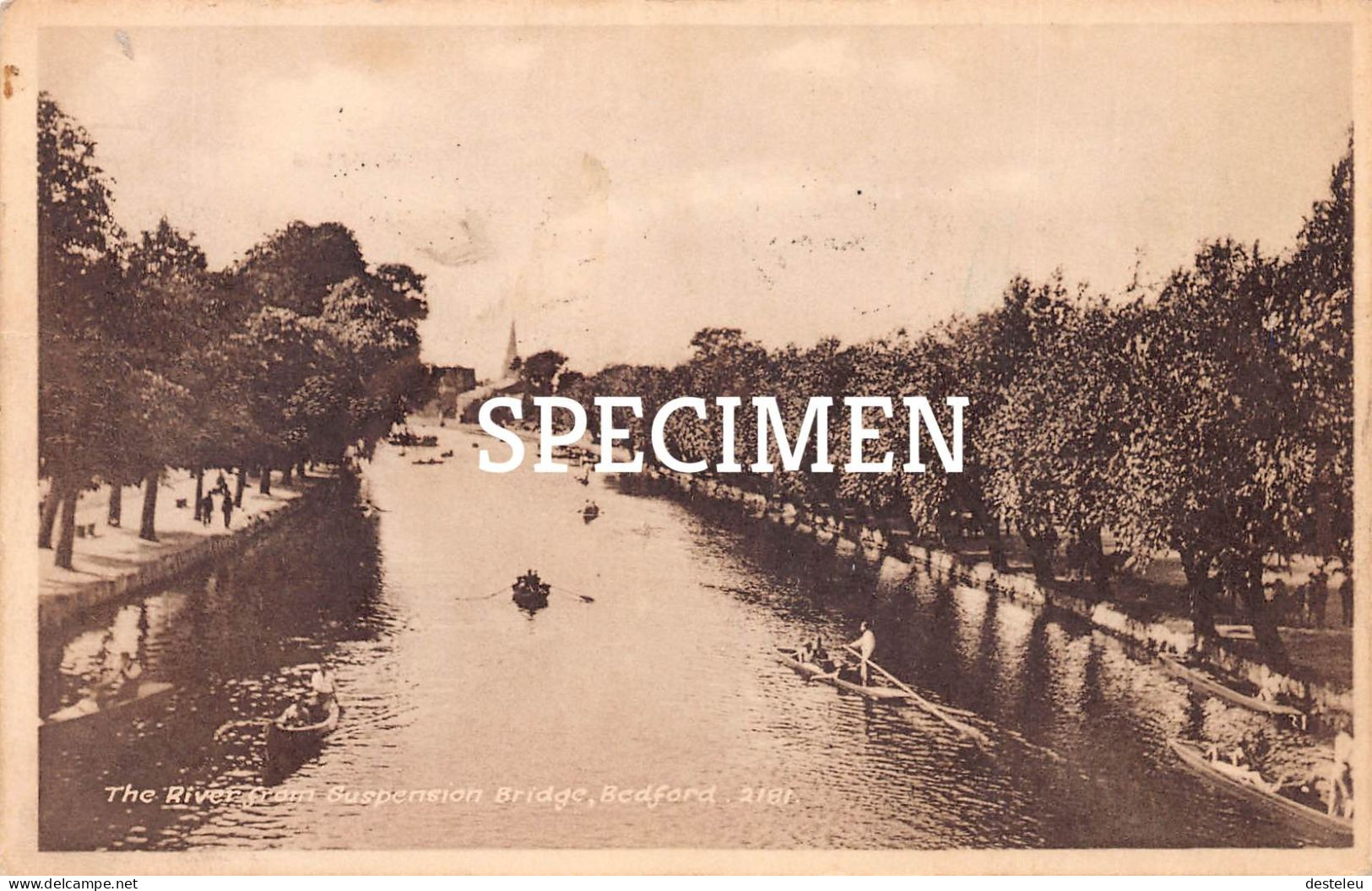 The River From Suspension Bridge - Bedford - Bedford