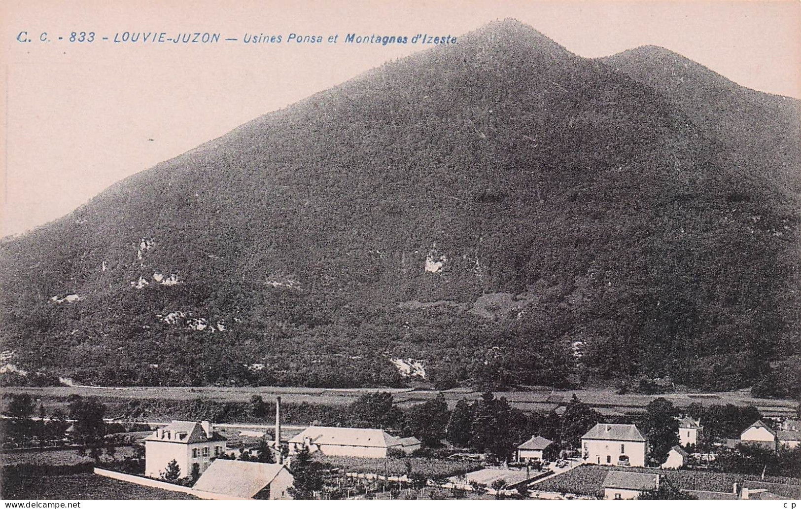 Louvie Juzon - Usines Ponsa Et Montagnes D'Izeste -  CPA°J - Lescar