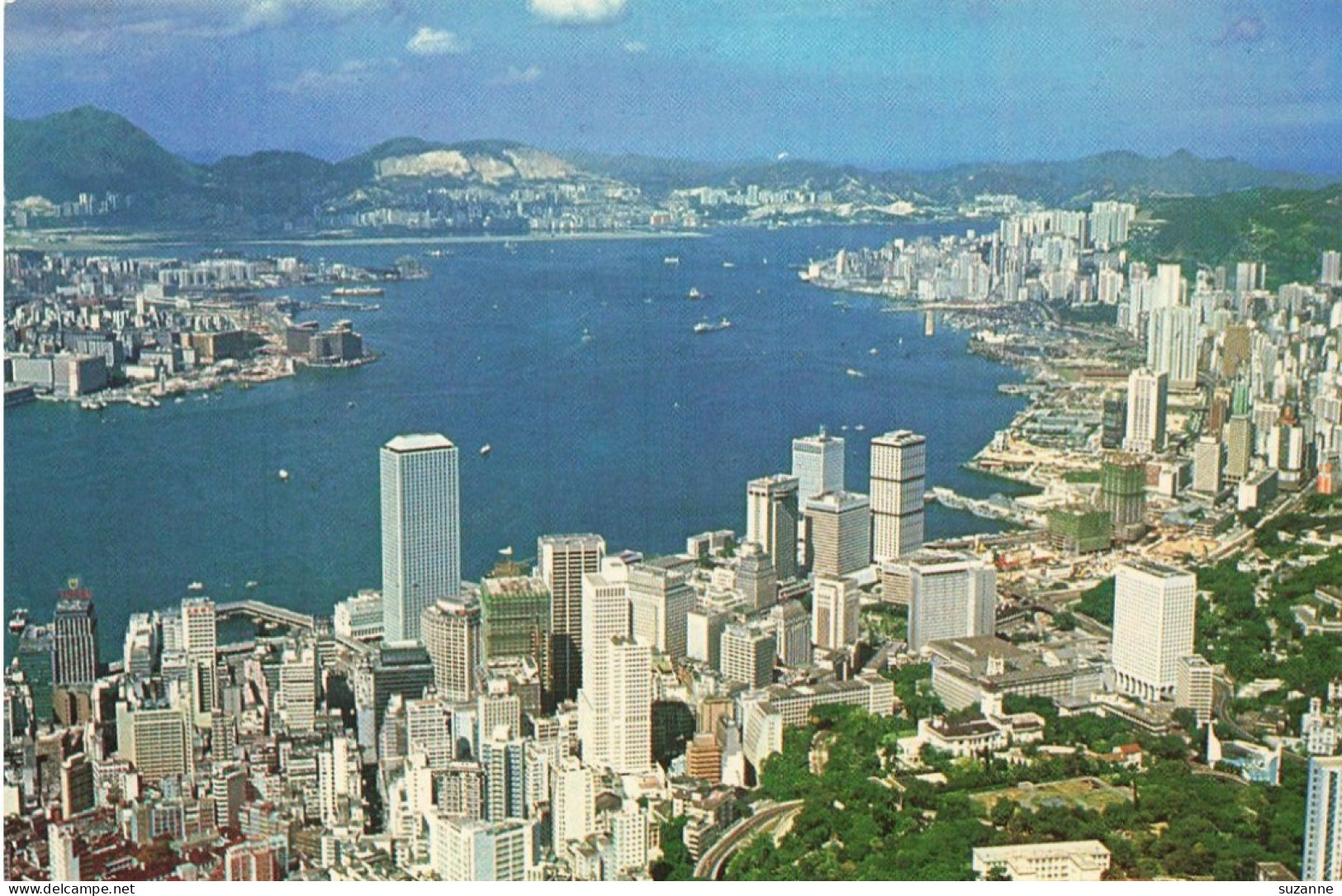 HONG KONG - Bird's Eye View Of VICTORIA HARBOUR - 1980 - China (Hong Kong)