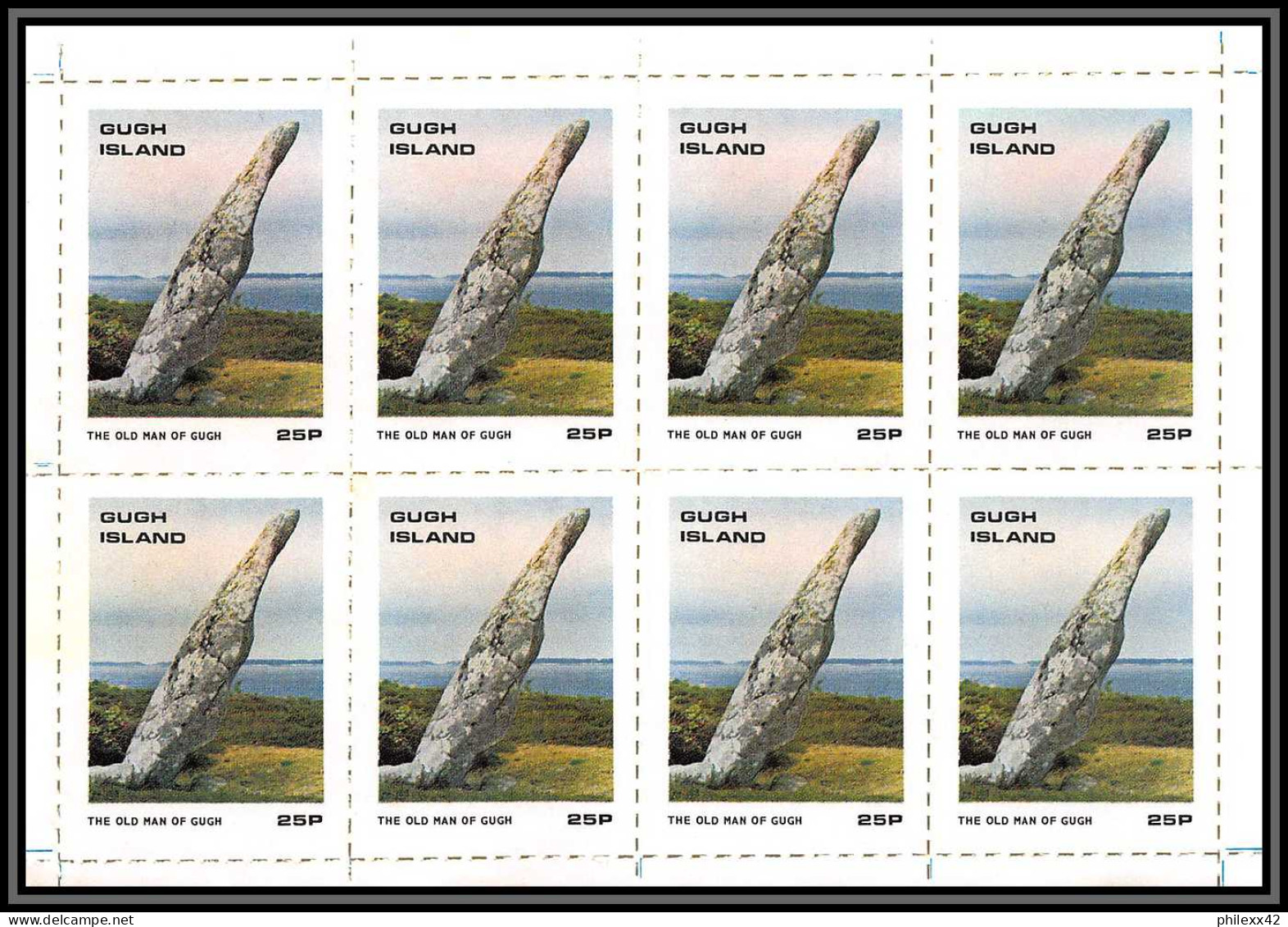 2376 Bloc Tthe Old Man Of Gugh Rocher Rock  MNH ** Gugh Island Feuille Complete (sheet) - Isole