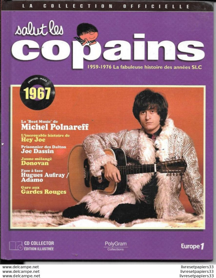 LIVRE + CD Collector Salut Les Copains 1967 Michel Polnareff - Verzameluitgaven