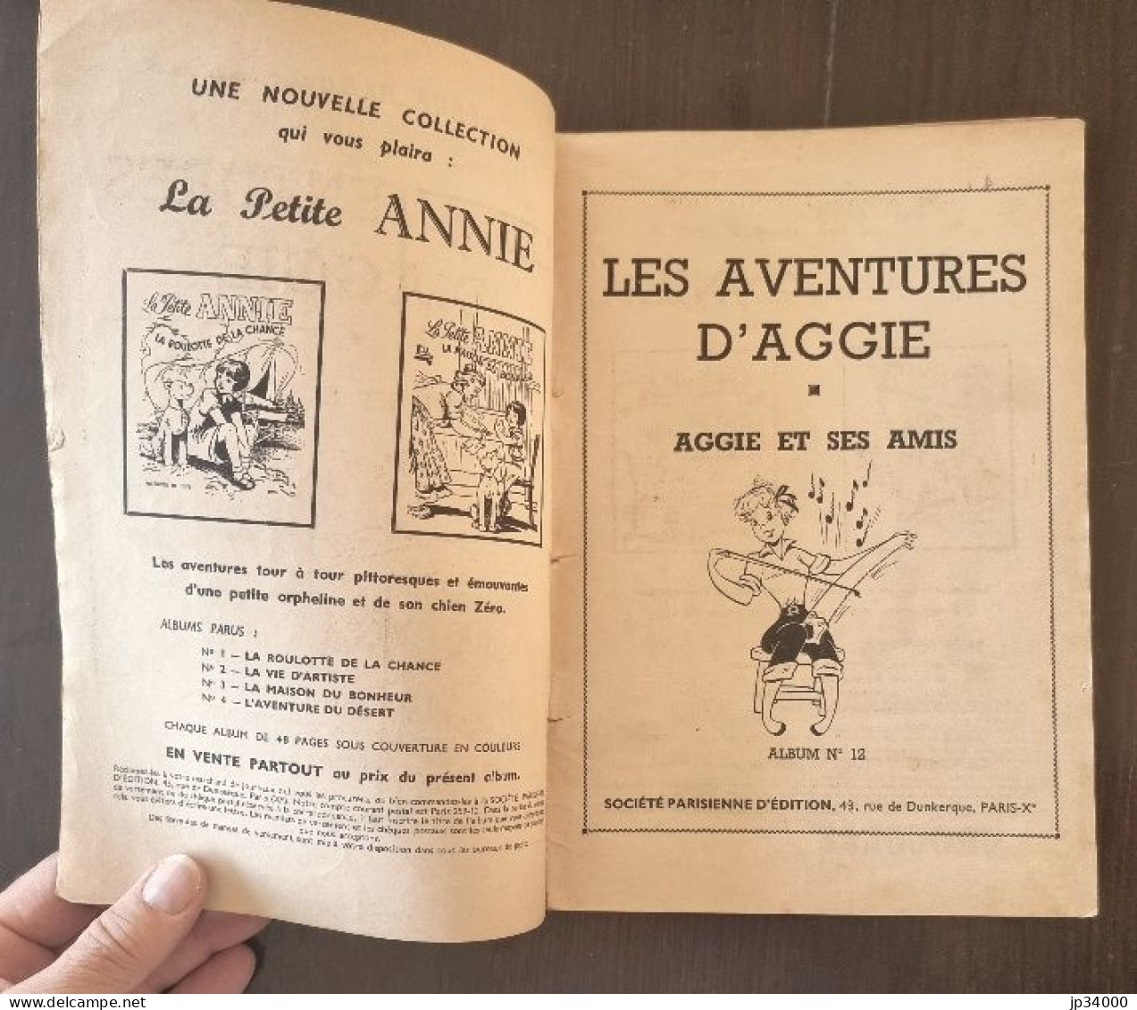 AGGIE Et Ses Amis N°12 - Edition Originale 1957. Ed SPE. Couverture Papier. (A) - Aggie
