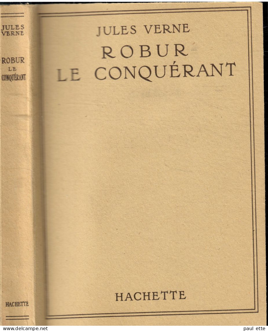 Livre- Jules VERNE - ROBUR Le CONQUERANT (édit. Hachette; Bibliothèque De La Jeunesse) - Bibliothèque De La Jeunesse