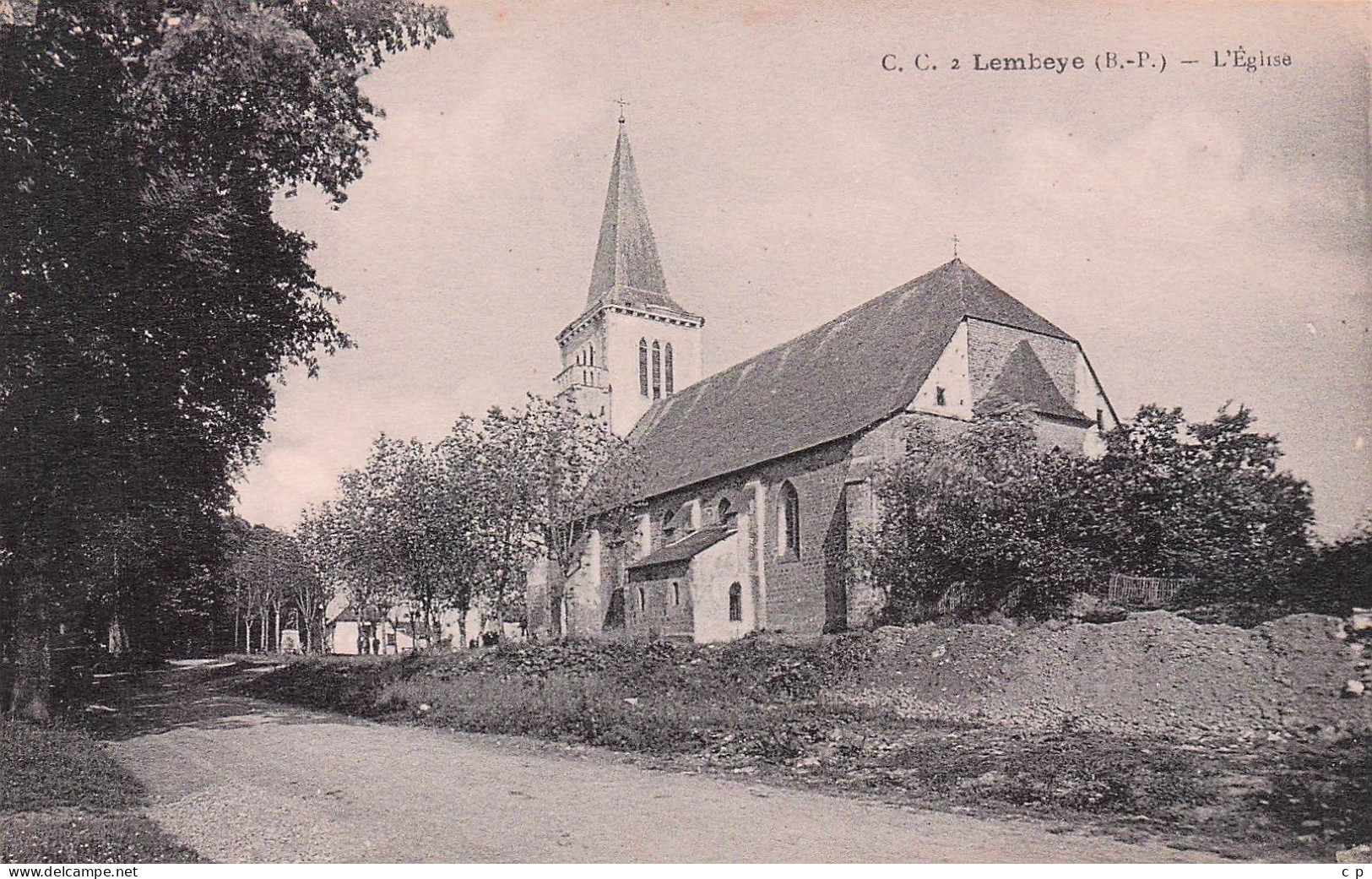 Lembeye - L'Eglise -   CPA°J - Lembeye