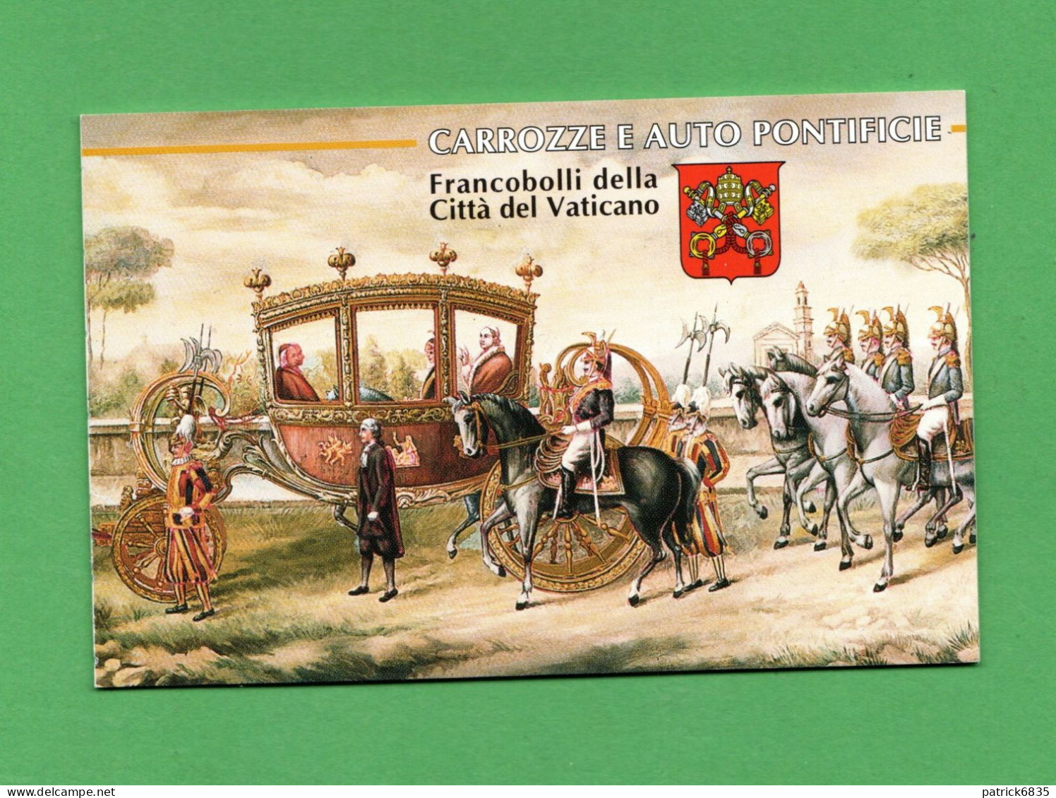 (FR) VATICANO **-  1997 - L. 6 -  LIBRETTO - CARROZZE ED AUTO PONTIFICIE. MNH** - Postzegelboekjes