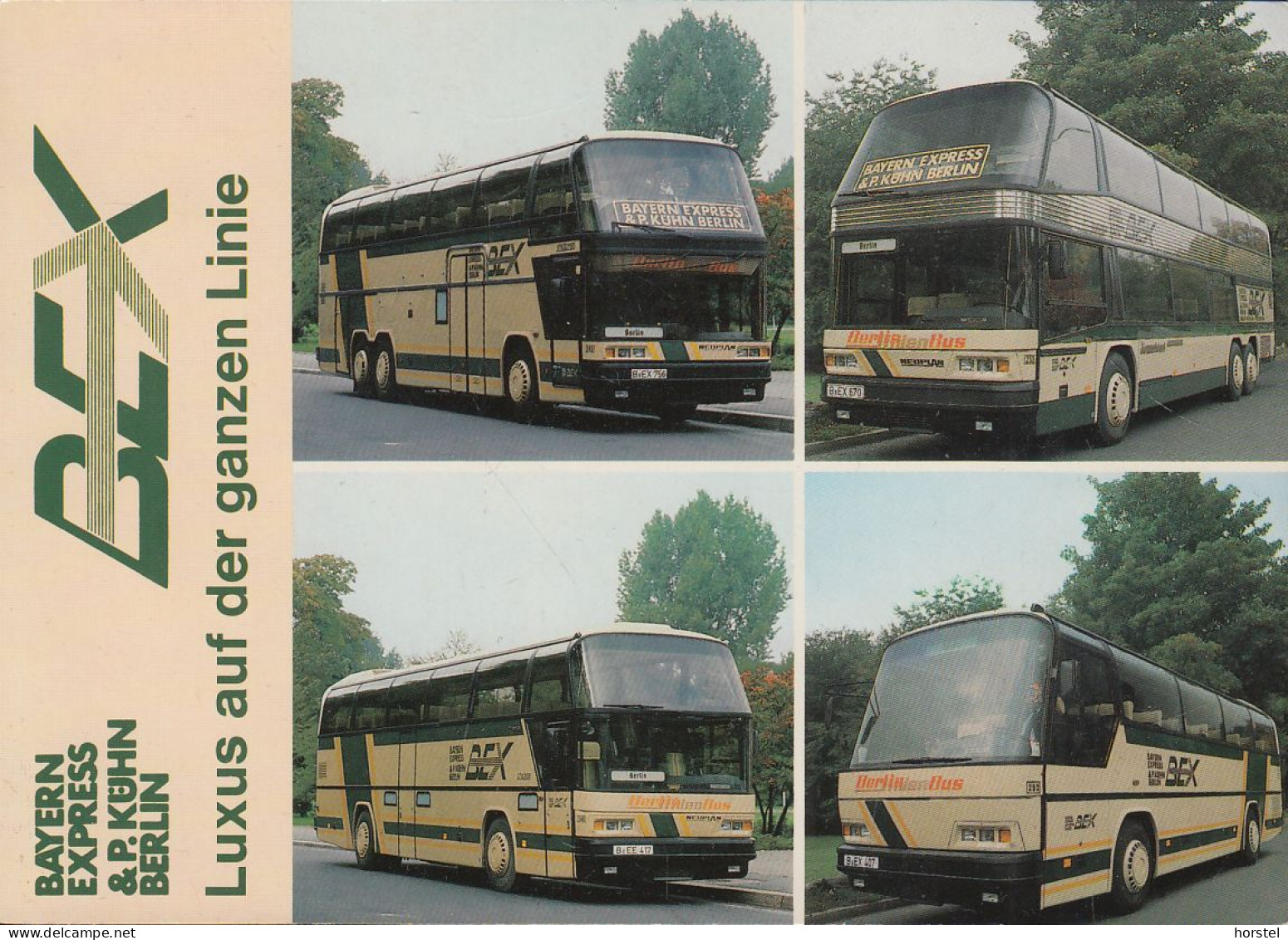 D-10713 Berlin - BEX - Bayern Express - Neoplan Busse - Mannheimer Straße 33/34 - Wilmersdorf