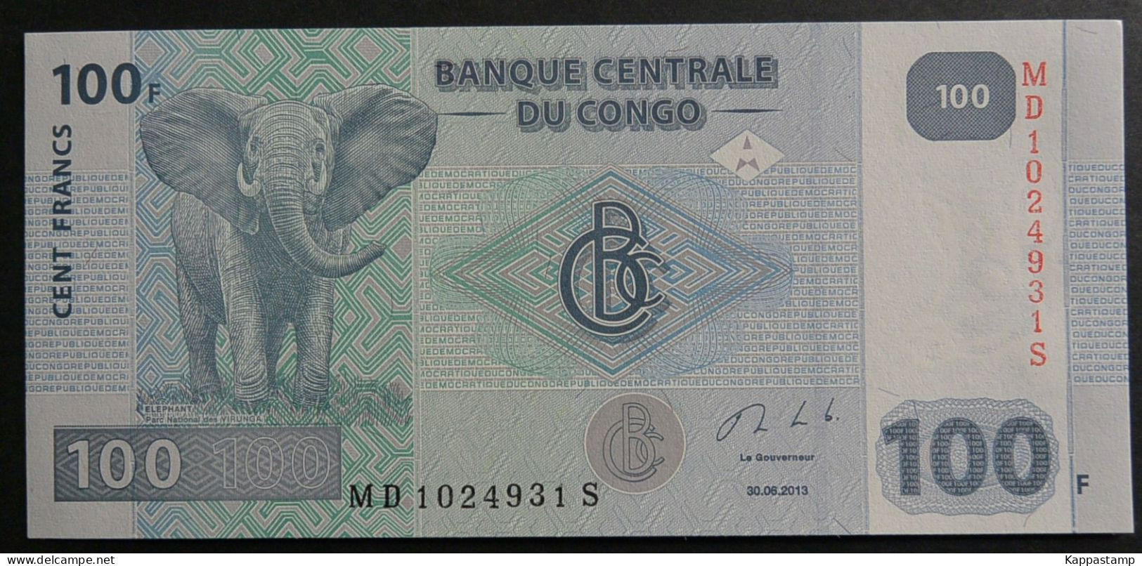 CONGO  100 Franchi  2013 P-98 CORRELATI  Non In Circolazione-(B1/20 - République Démocratique Du Congo & Zaïre