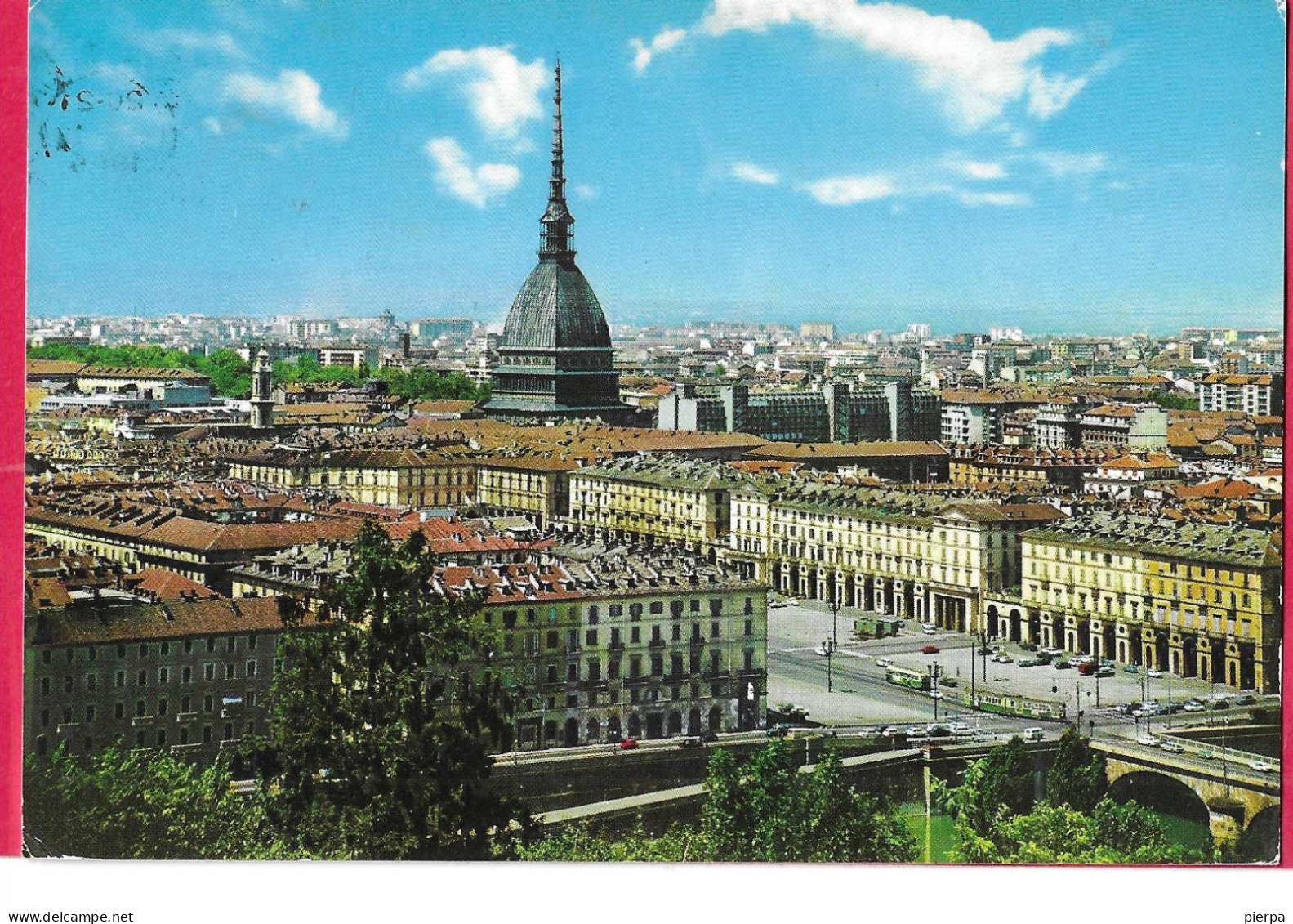 TORINO - VISTA PANORAMICA . VIAGGIATA 1969 - Multi-vues, Vues Panoramiques