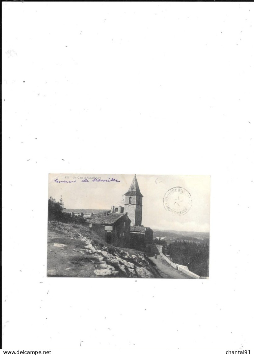 CARTE POSTALE 13 UN COIN D' ALLAUCH TAXEE - Allauch