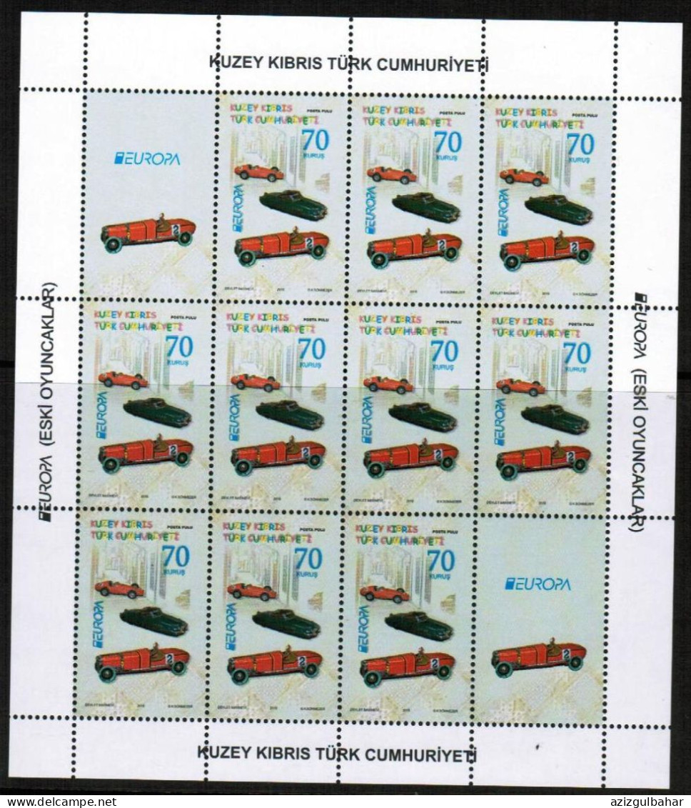 2015 - EUROPA = OLD TOYS  -  TURKISH CYPRIOT STAMPS - - 2015