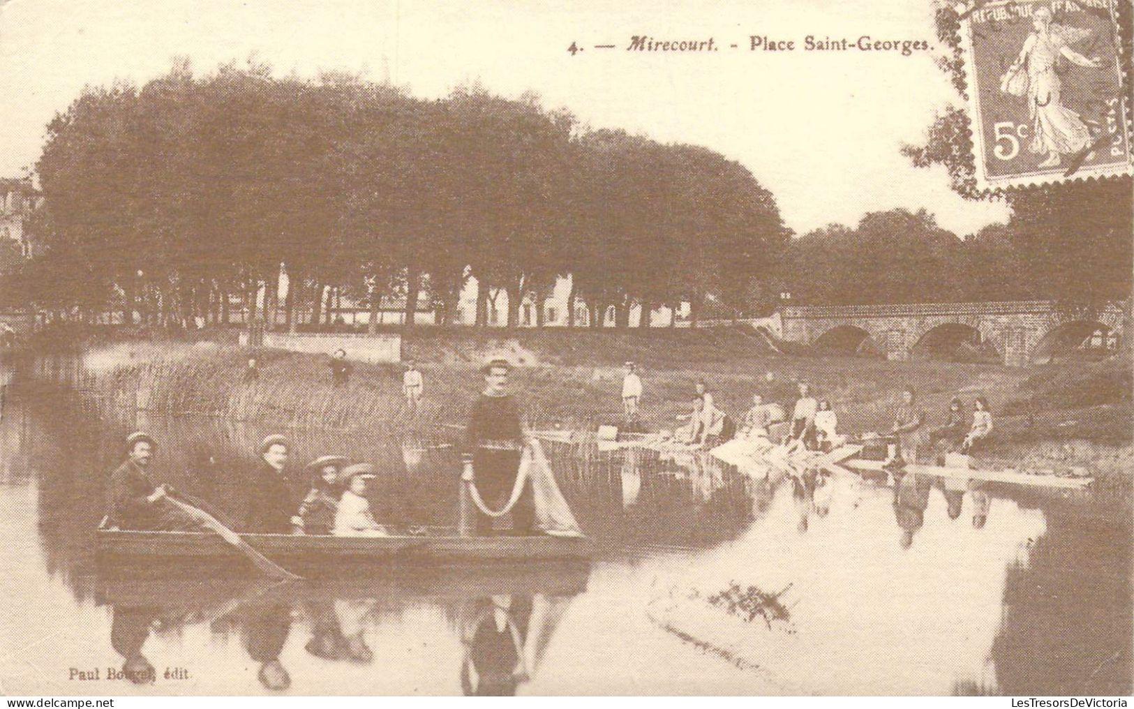 FRANCE - 88 - Mirecourt - Place Saint-Georges - Carte Postale Ancienne - Mirecourt