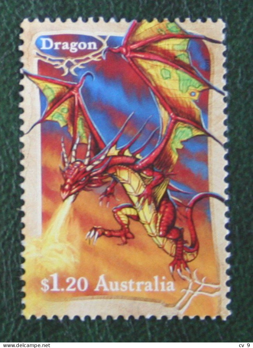 Mythical Creatures Dragon 2011 Mi 3625 Used Gebruikt Oblitere Australia Australien Australie - Used Stamps