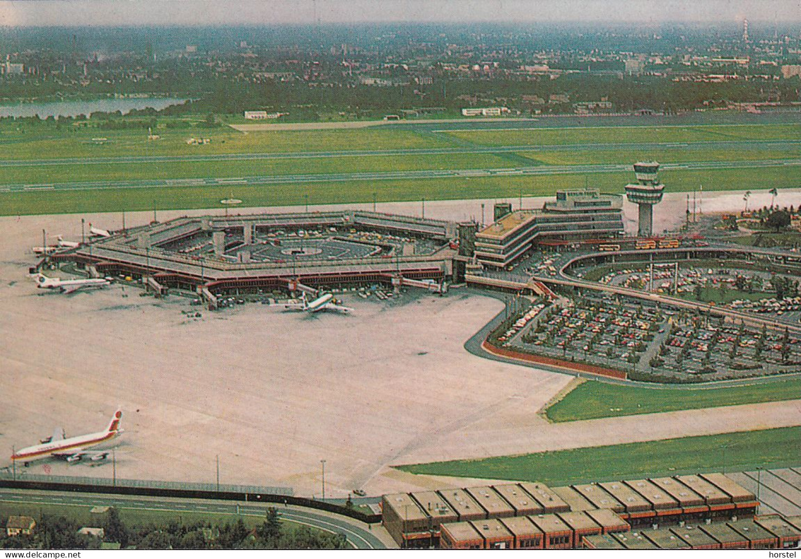 D-13405  Berlin - Airport - Flughafen Tegel - Flugzeug - Airplane - Luftbild - Aerial View - Start- Und Landebahn - Tegel