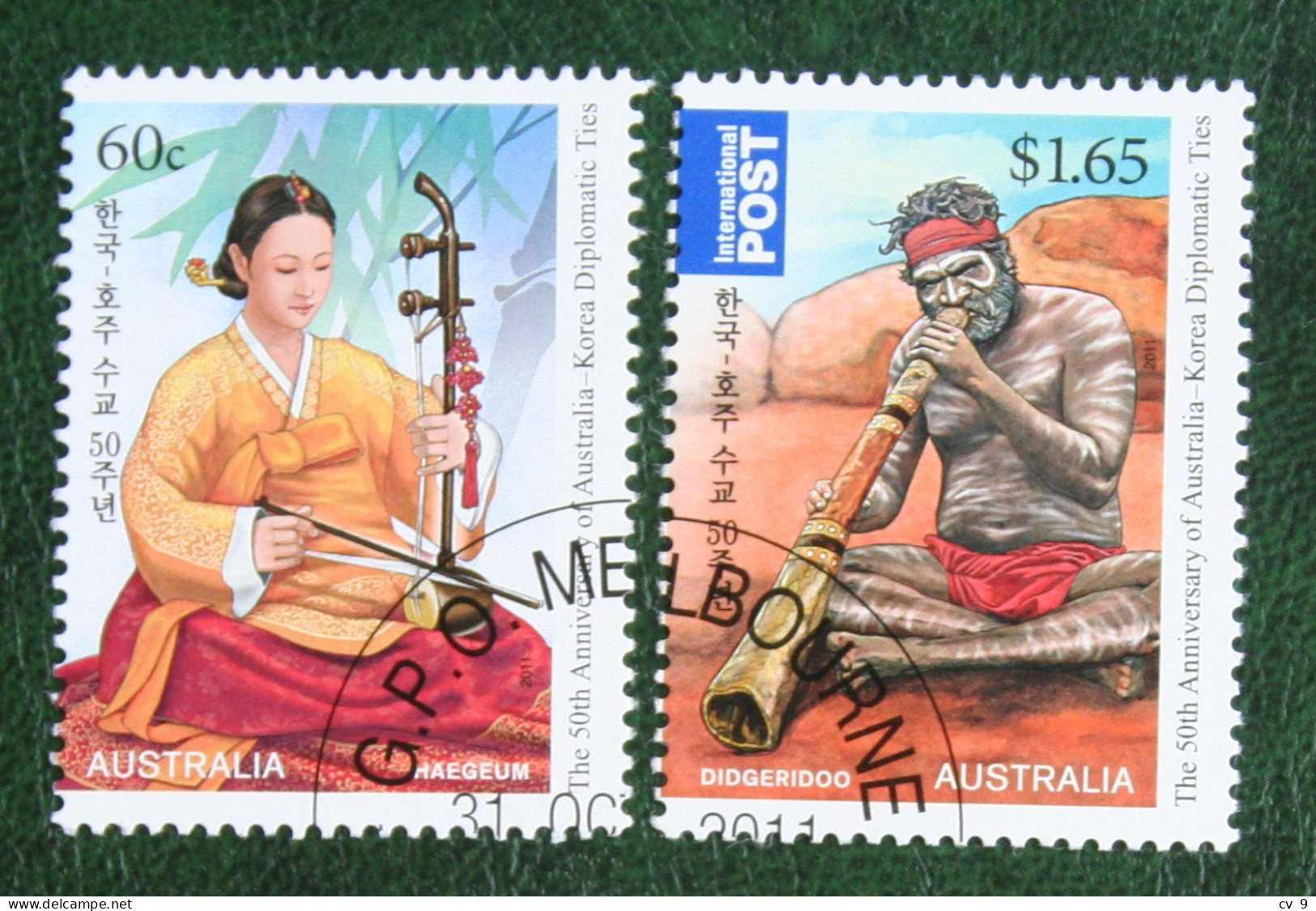 Australia Korea Friendship Diplomatic Relation 2011 Mi 3632-3633 Used Gebruikt Oblitere Australia Australien Australie - Used Stamps