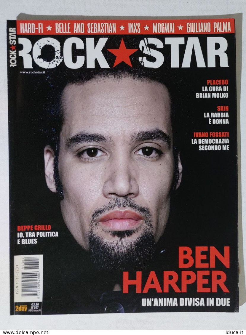 40007 Rockstar 2006 N. 307 - Ben Harper / Ivano Fossati / Placebo / Skin - Musique