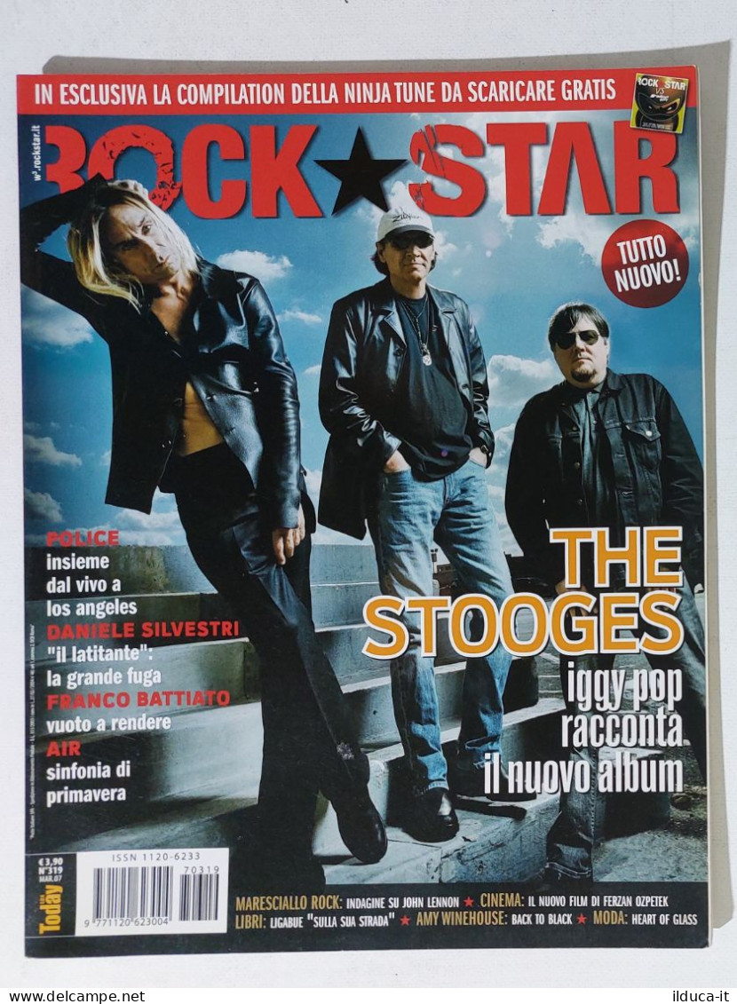 40022 Rockstar 2007 N. 319 - The Stooges / Police / Franco Battiato - Music