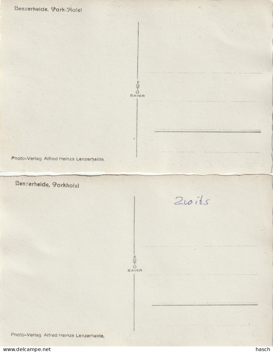 4912 16 Lenzerheide, Park Hotel. (2 Kaarten)  - Lantsch/Lenz