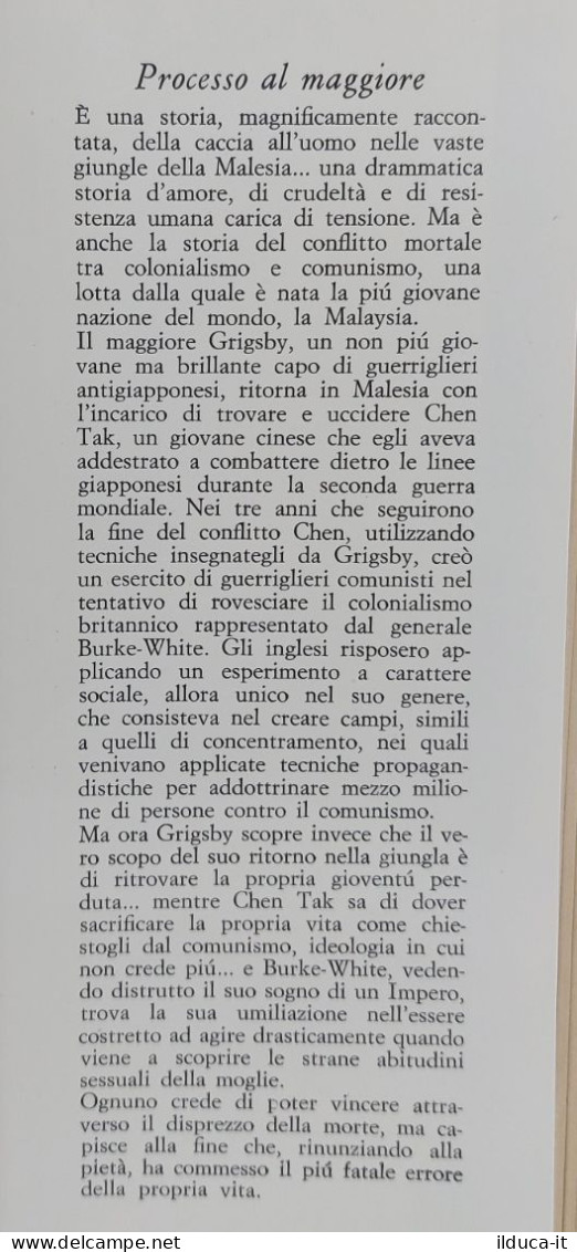 38935 V John Sherlock - Processo Al Maggiore - Club Degli Editori 1970 - Classic