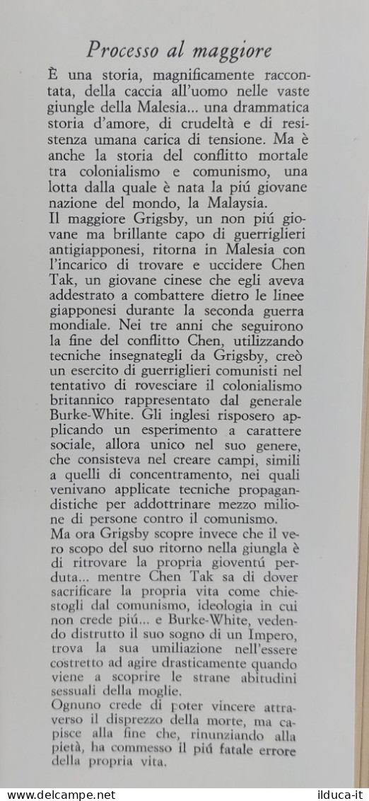 38935 V John Sherlock - Processo Al Maggiore - Club Degli Editori 1970 - Classici