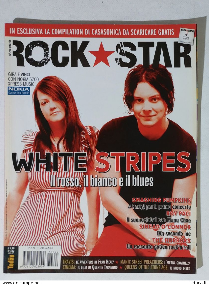 40027 Rockstar 2007 N. 322 - White Stripes / Roy Paci / Sinead O'Connor - Musique